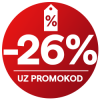 26% POPUSTA uz promokod USTEDI26
