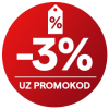 Uštedi 3% uz promokod USTEDI3