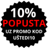 10% popusta uz promo kod UŠTEDI10