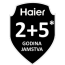 Haier 2+5 godina jamstva