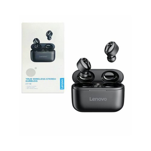 Lenovo slušalice bluetooth TWS HT18, crne