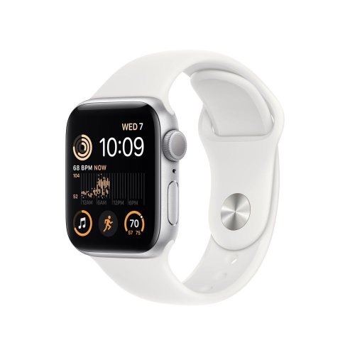 Apple Watch pametni sat SE GPS, 40mm Silver Aluminium Case with White Sport Band