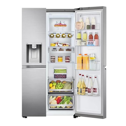 LG hladnjak SBS GSJV90PZAF (F) Total NoFrost, 179 cm, 635 lit, Door-in-Door, Platinasto srebrni