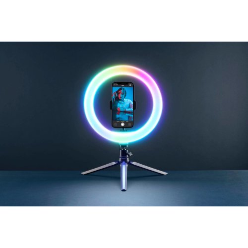 Maxmobile držač selfie RGB led ring tripod MJ26 10