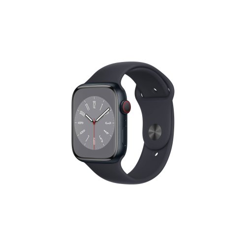 Apple Watch pametni sat Series 8 GPS, 45mm Midnight Aluminium Case with Midnight Sport Band (mnp13cm/a)