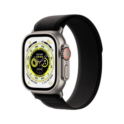 Apple Watch Ultra pametni sat GPS + Cellular, 49mm Titanium Case with Black/Gray Trail Loop M/Ll (mqfx3bs/a)