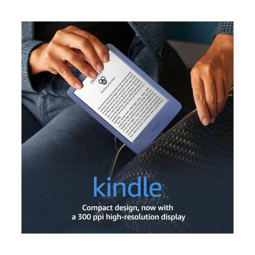 Amazon Kindle 6" 16 GB BLUE Denim NO Ads 2022 - E-Book