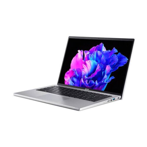 Acer notebook Swift GO 14 NX.KMZEX.001, Core i5 1335U, 16GB, 512GB SSD, Iris Xe Graphics, 14" OLED 2.8K, Windows 11, srebrni