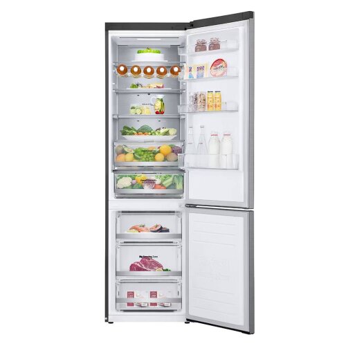 LG hladnjak GBB72PZUGN (D) Total NoFrost, 203 cm, 384 lit, srebrni
