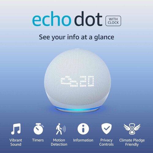 Amazon Echo Dot 5th Generation White + Watch