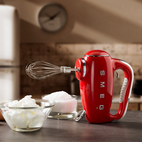 SMEG ručni mikser HMF01RDEU 250W, 9 brzina, crvena