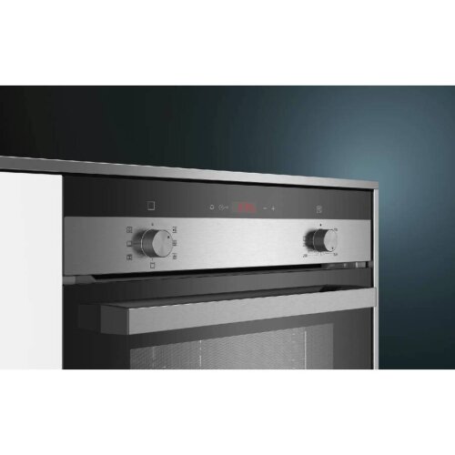 SIEMENS ugradbena pećnica HB113FBS1, 60cm, nehrđajući čelik/crna