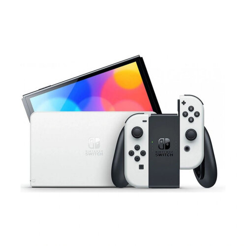 NINTENDO SWITCH CONSOLE OLED MARIO + Mario Bros. Wonder BUNDLE