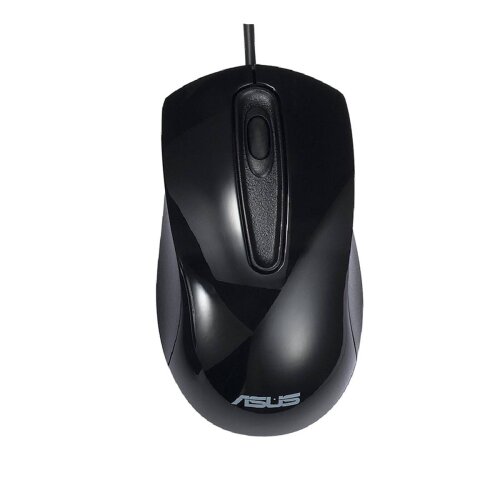 ASUS tipkovnica + miš U2000, žični komplet, Senzor optički, Rezolucija 1000 dpi, crni