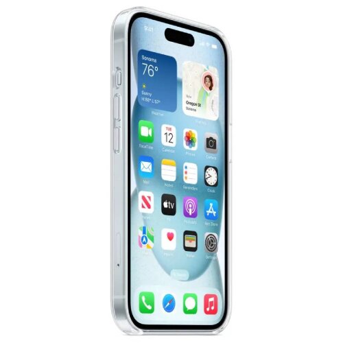 Apple maskica za mobitel iPhone 15 Clear Case with MagSafe (mt203zm/a)