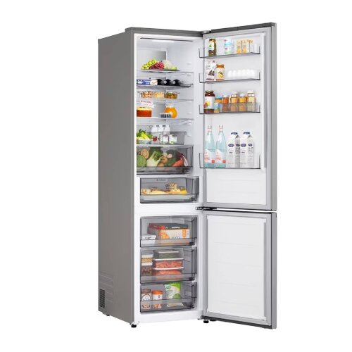 LG hladnjak GBBS525CPY (C) 203/59,7 cm, 375 lit, srebrna, LED zaslon